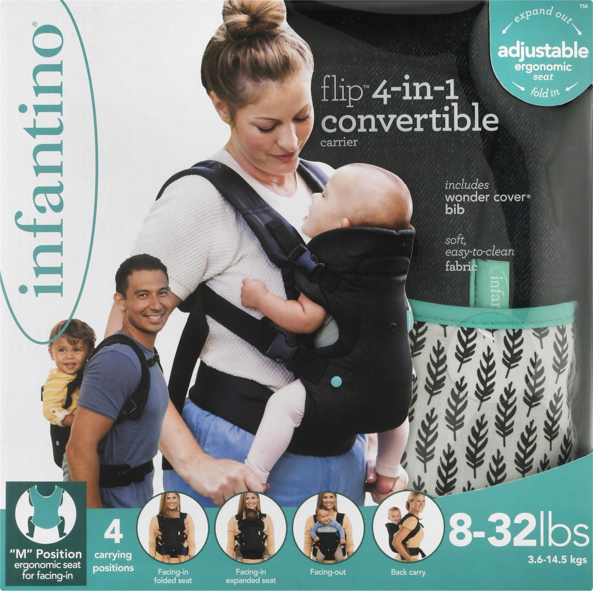 slide 1 of 9, Infantino Flip 4-In-1 Convertible Carrier 1 ea, 1 ct