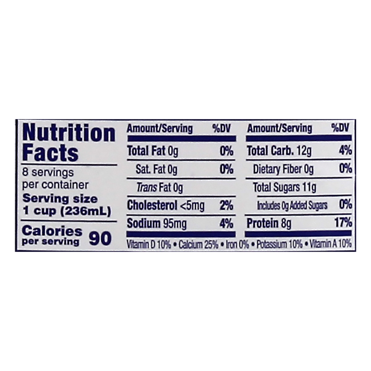 slide 11 of 12, Crystal Creamery Fat Free Milk 0.5 gl, 1/2 gal
