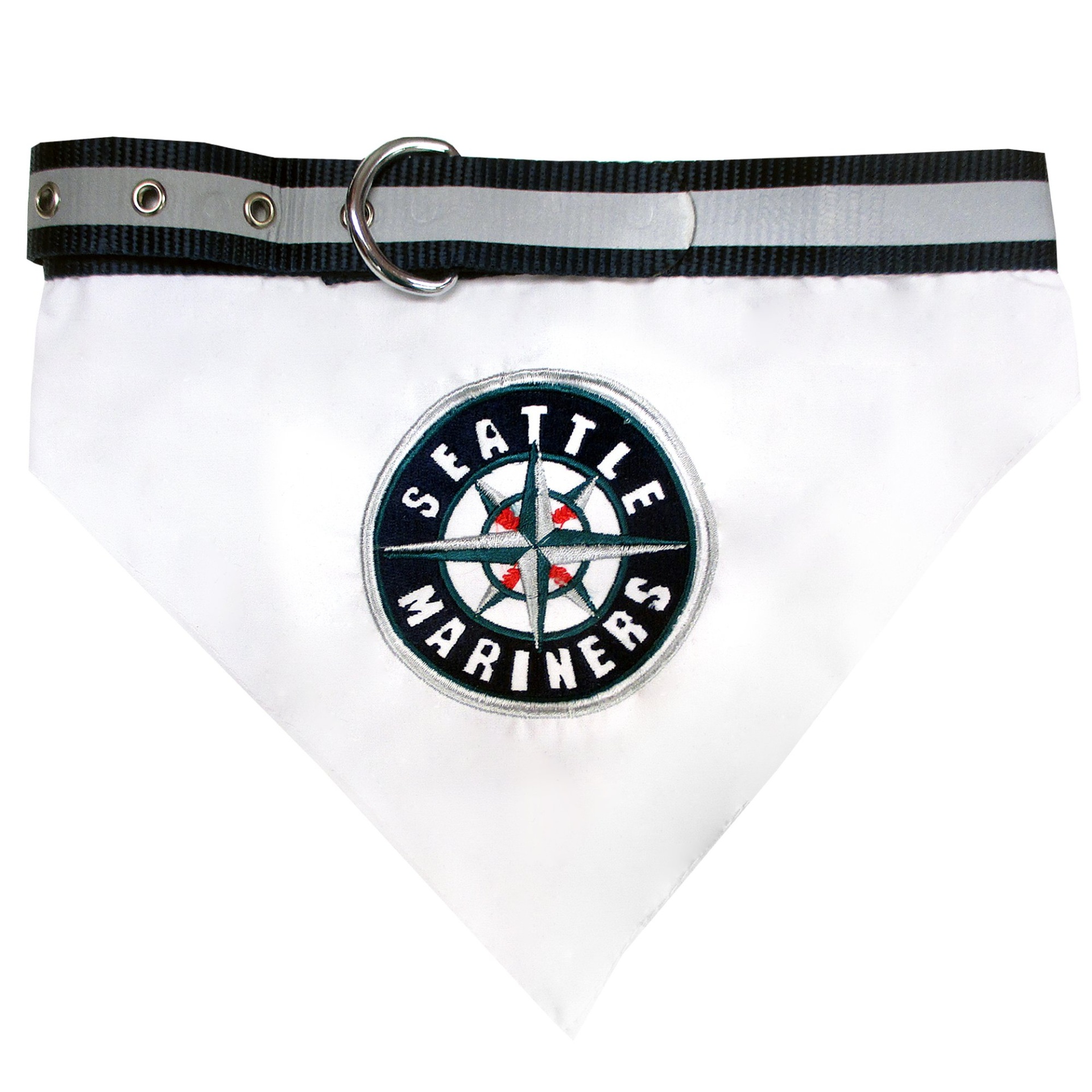 slide 1 of 1, Pets First Seattle Mariners Collar Bandana, MED