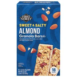 First Street Sweet And Salty Almond Granola Bars