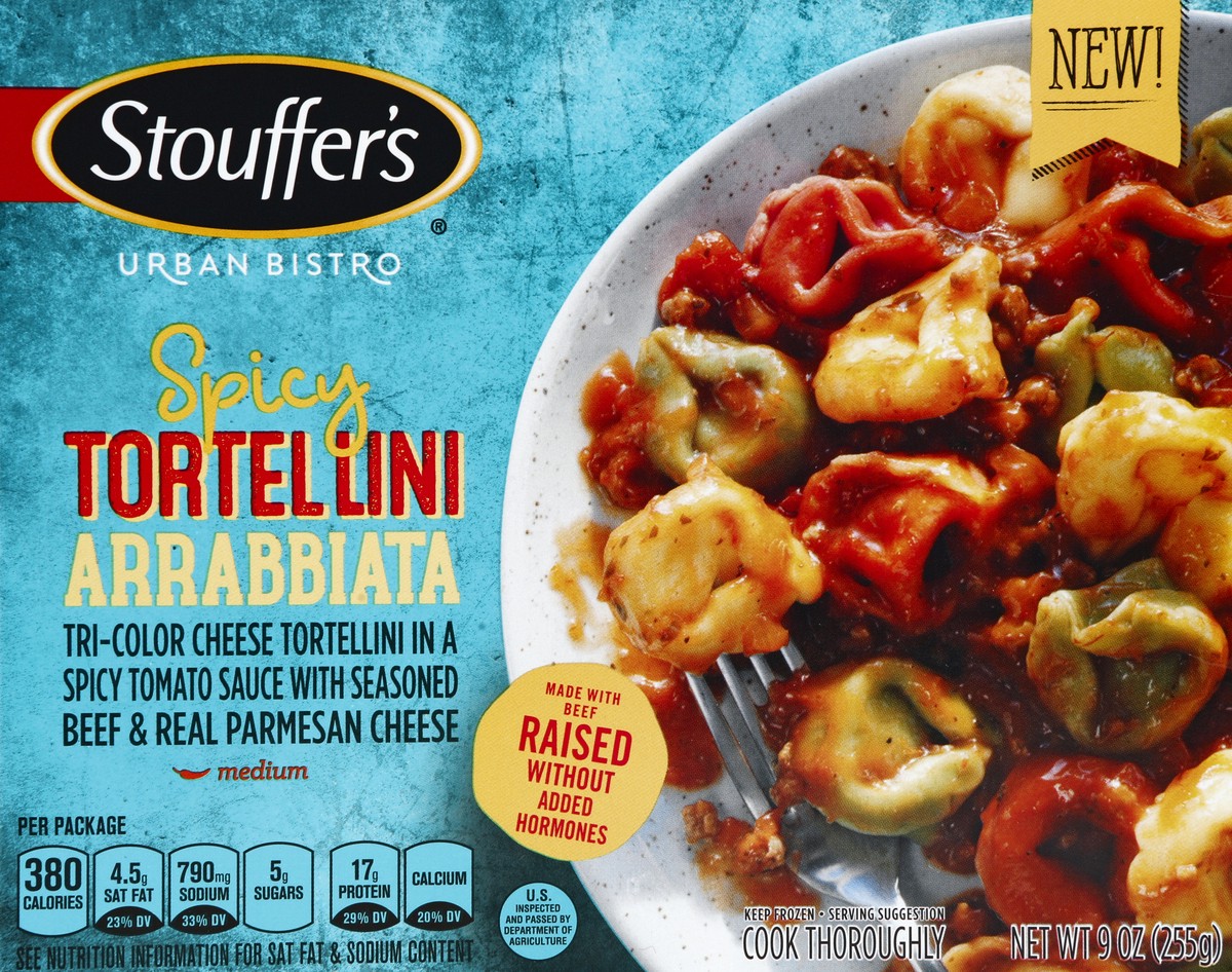 slide 2 of 4, Stouffer's Urban Bistro Spicy Tortellini Arrabbiata, 9 oz