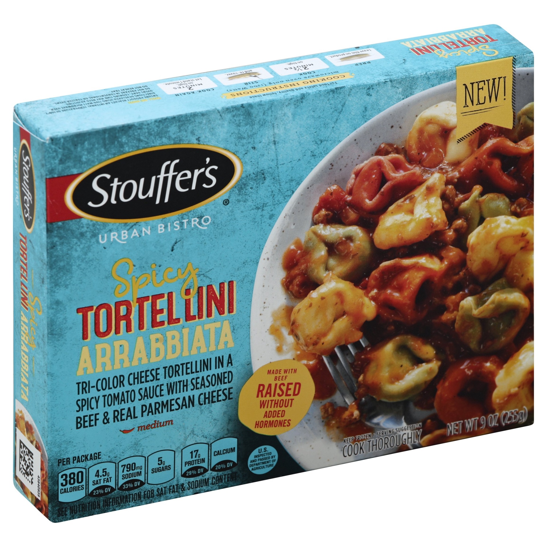 slide 1 of 4, Stouffer's Urban Bistro Spicy Tortellini Arrabbiata, 9 oz