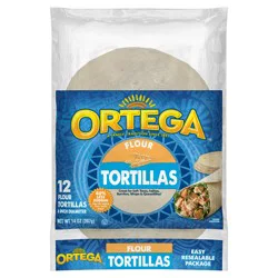 Ortega Flour Tortillas, Kosher, 12 Count, 14 oz