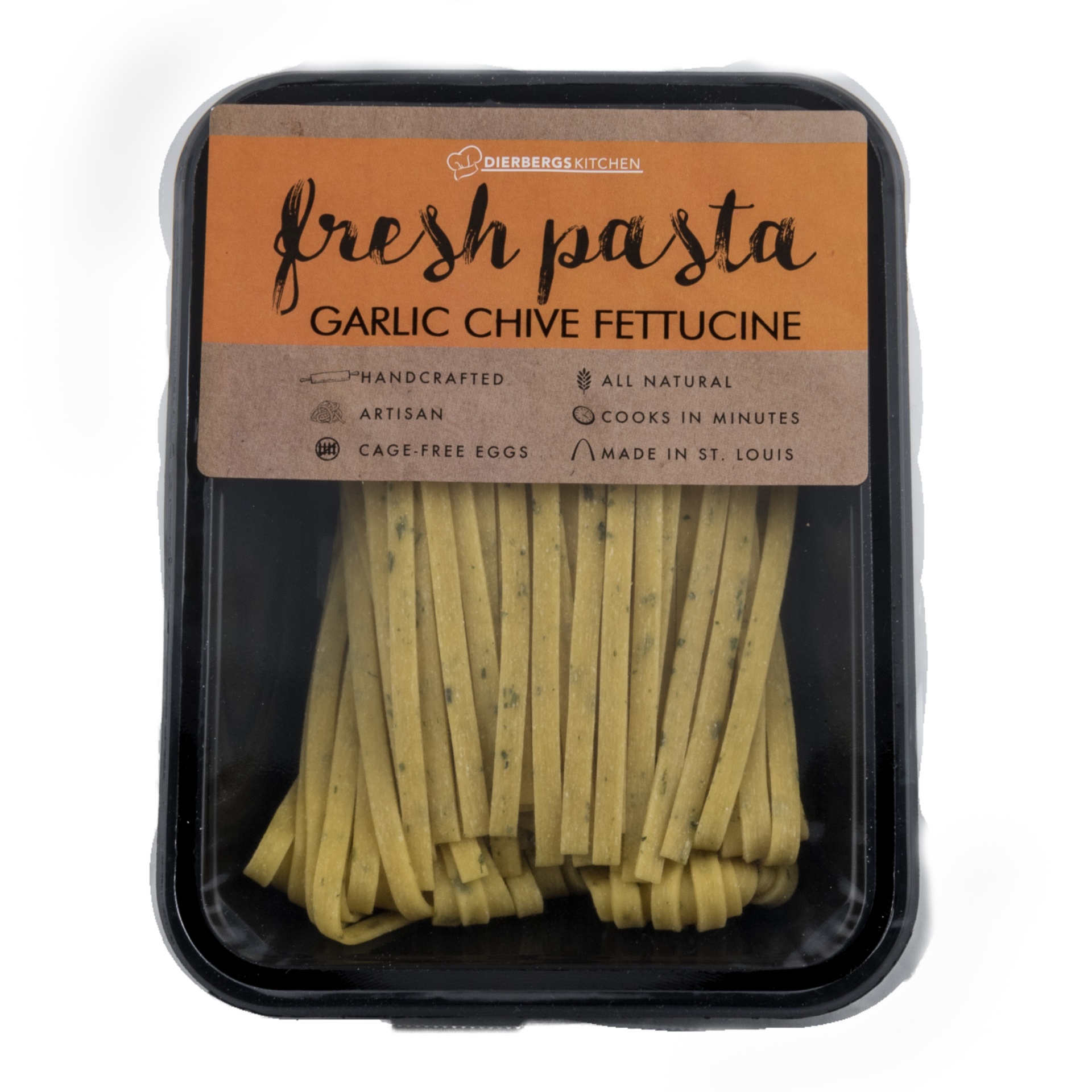 slide 1 of 1, Dierbergs Garlic Chive Fettucini, 9 oz