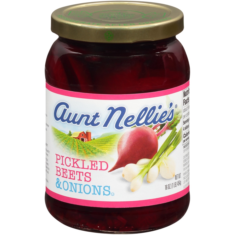 slide 1 of 6, Aunt Nellie's Pickled Beets & Onions, 16 oz