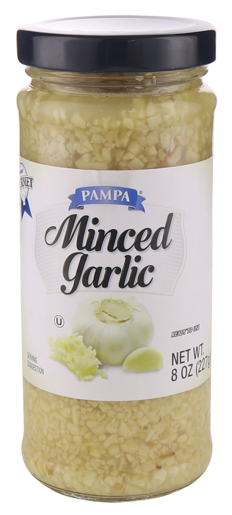 slide 1 of 1, Pampa Minced Garlic, 8 oz