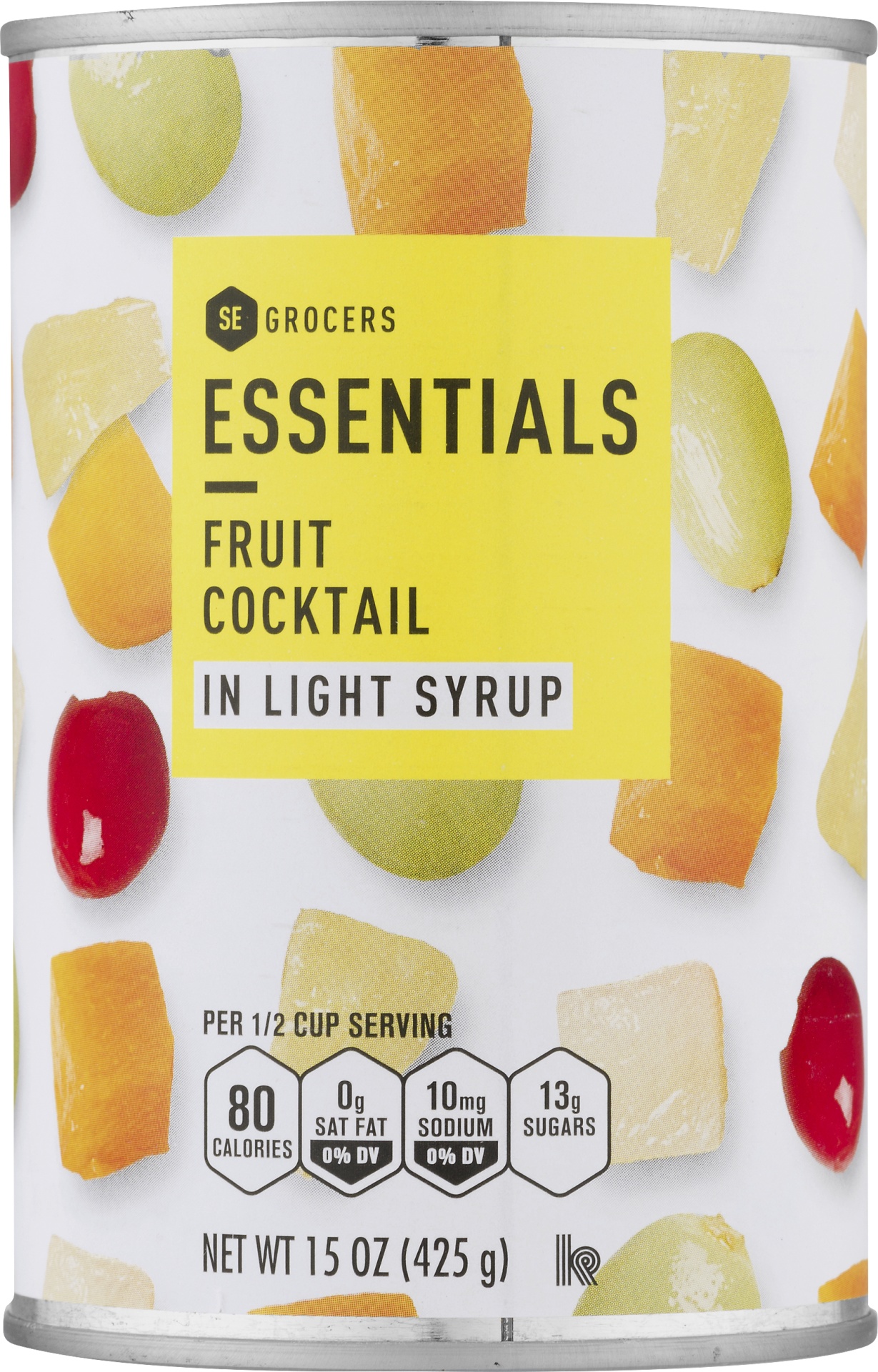 slide 1 of 1, Essentials Fruit Cocktail In Light Syrup, 15 oz