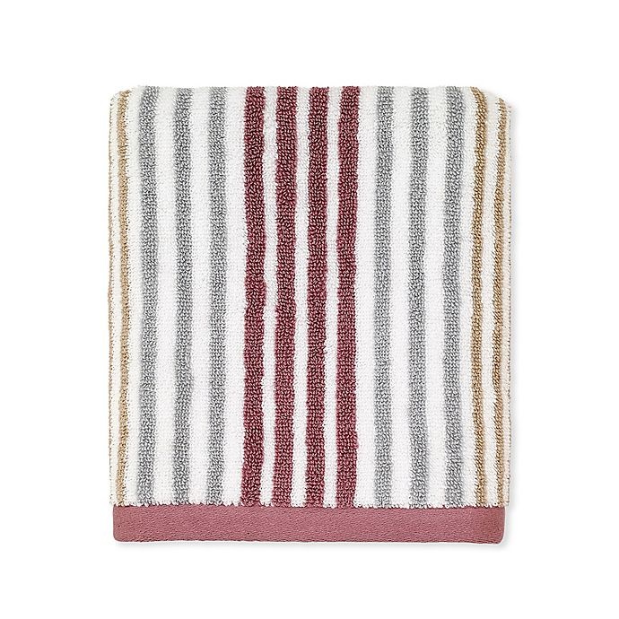 slide 1 of 1, Avanti Dobby Stripe Hand Towel, 1 ct