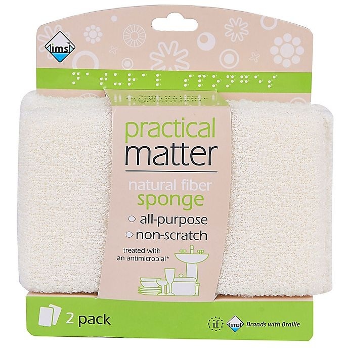 slide 1 of 1, IMS Trading Practical Matter Natural Sponge, 2 ct