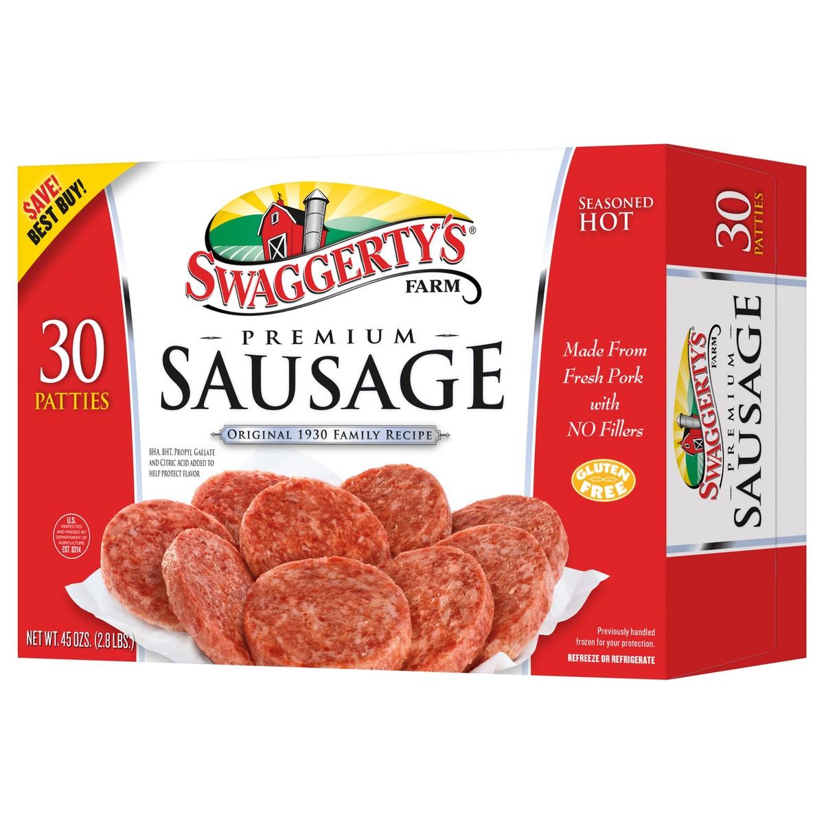 slide 9 of 11, Swaggerty's Farm Original 1930 Family Recipe, 45 oz