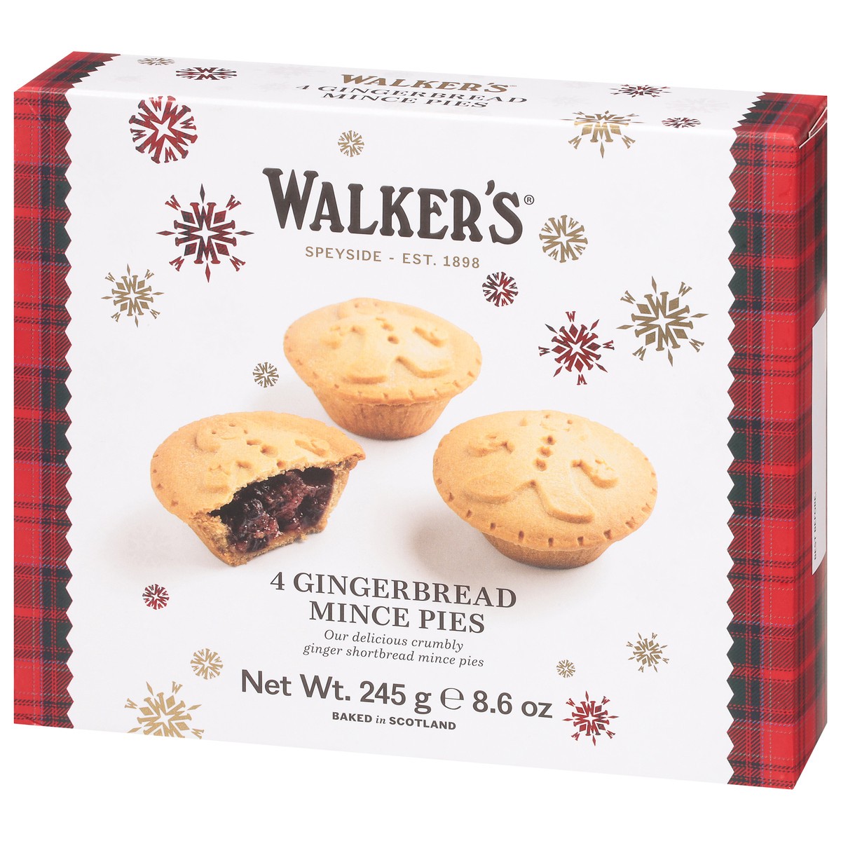 slide 3 of 14, Walkers Gingerbread Mince Pies - 8.6 oz, 8.6 oz