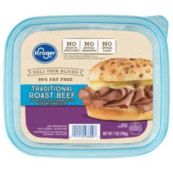 Kroger Deli Thin Sliced Traditional Roast Beef