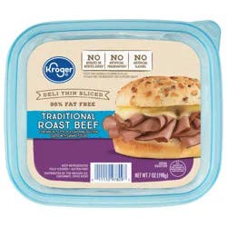 Kroger Deli Thin Sliced Traditional Roast Beef