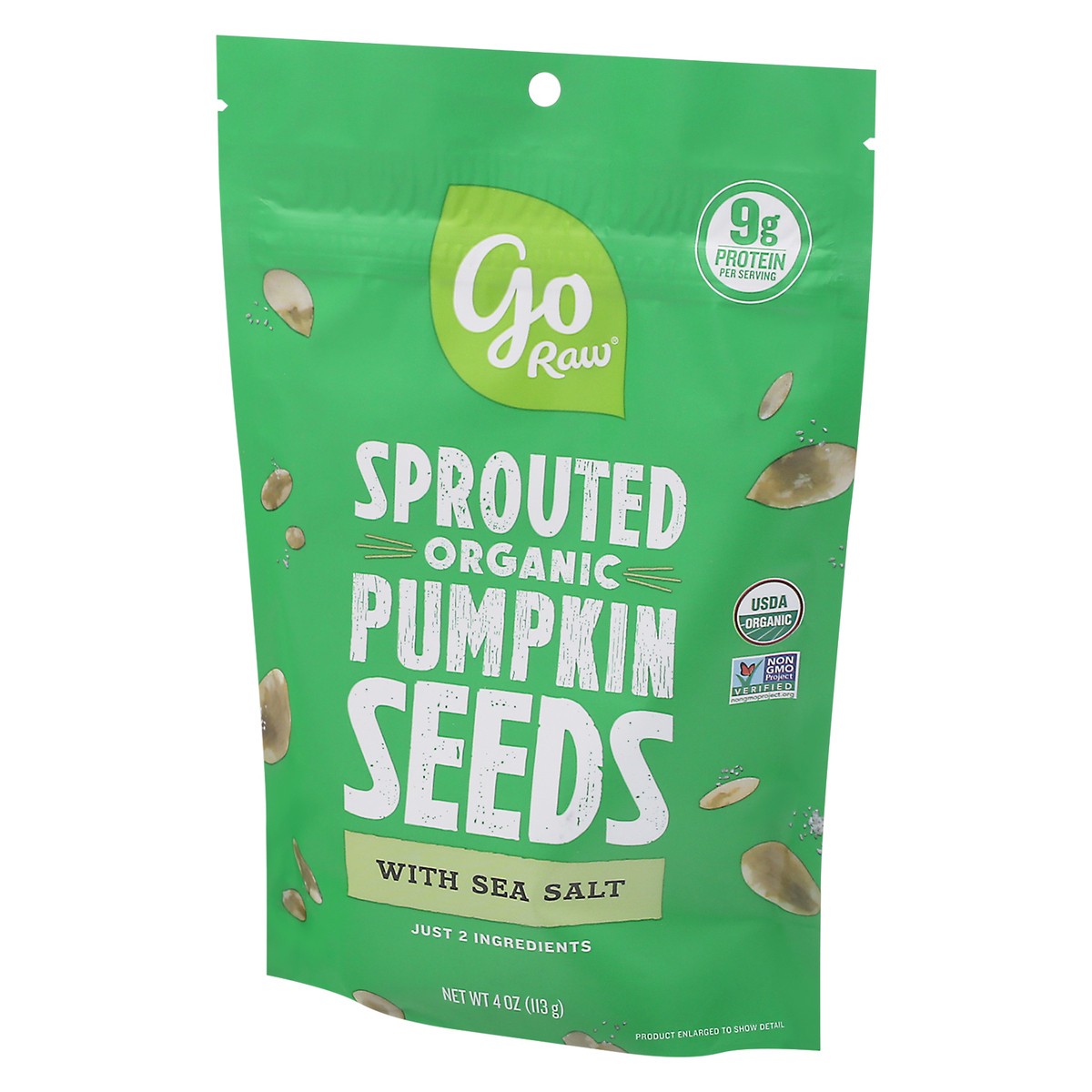 slide 3 of 9, Go Raw Sprouted Organic Pumpkin Seeds with Sea Salt, 4 oz