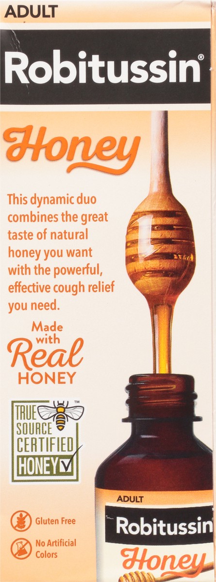 slide 8 of 9, Robitussin Adult Maximum Strength Honey Nighttime Cough DM 8 fl oz, 8 fl oz