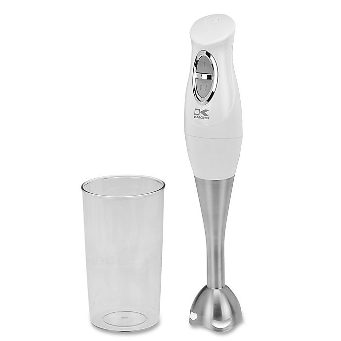 slide 1 of 1, KalorikStick Mixer with Mixing Cup - White, 1 ct