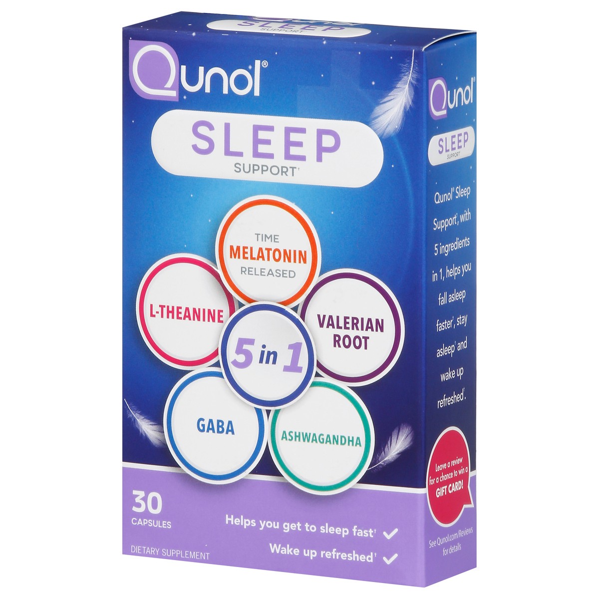 slide 5 of 9, Qunol Sleep Capsules, 30 ct