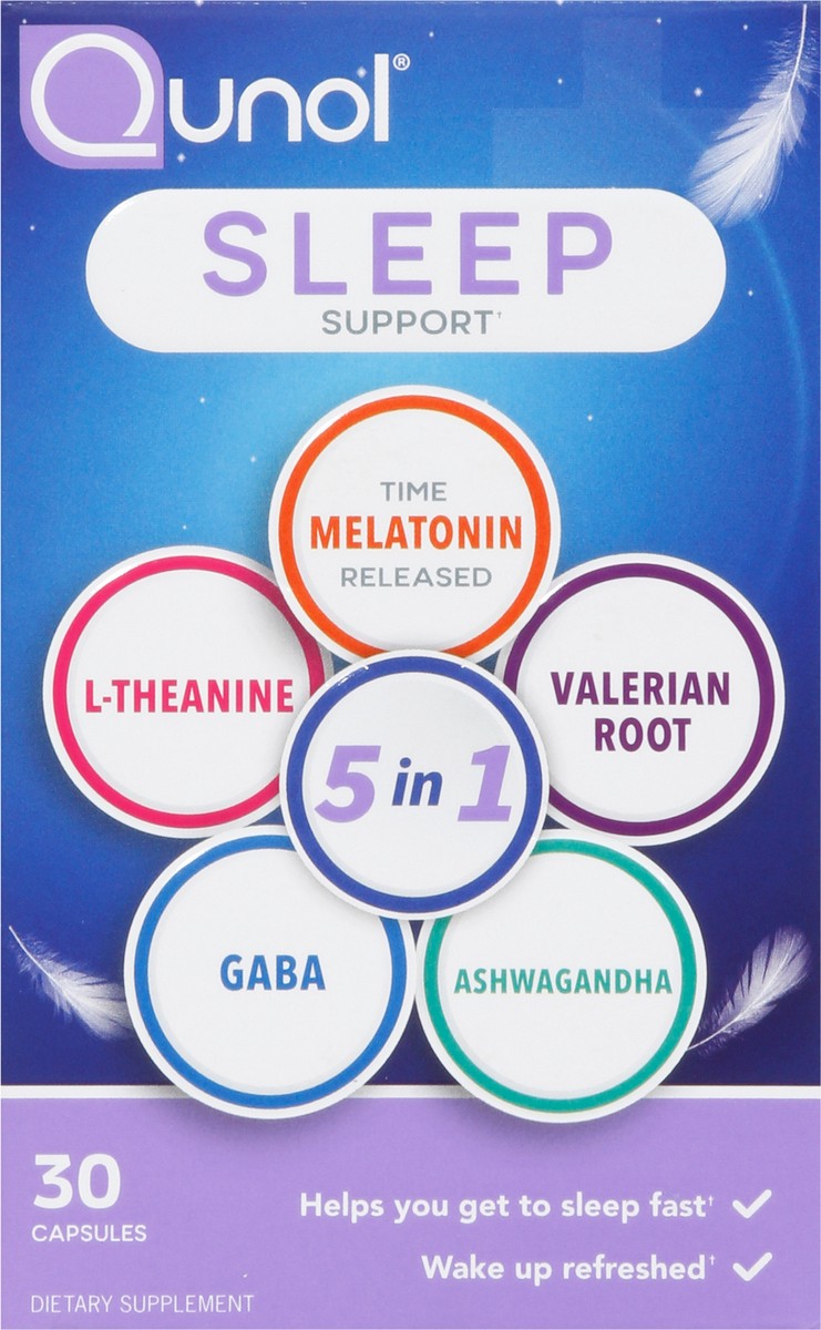 slide 7 of 9, Qunol Sleep Capsules, 30 ct