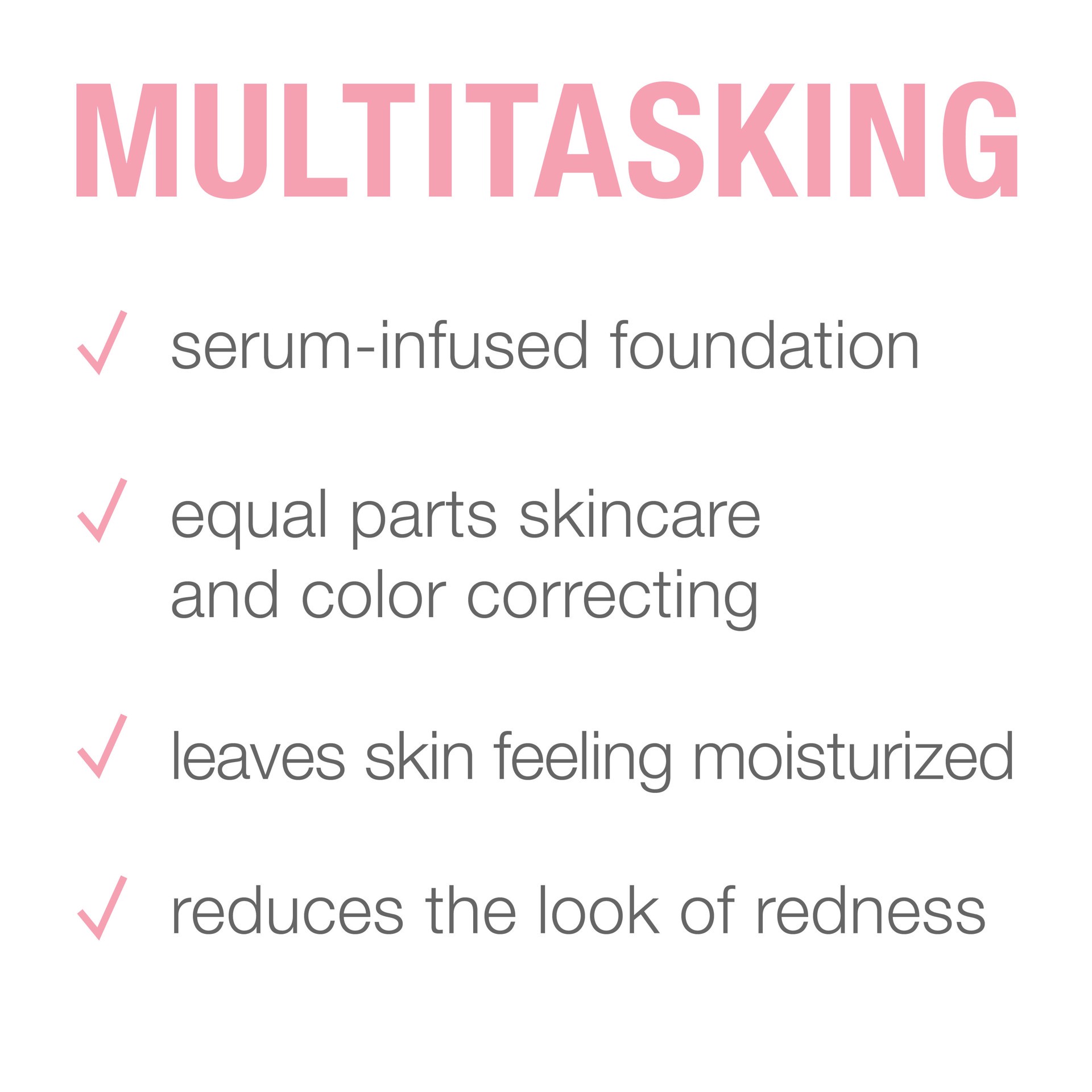 slide 8 of 10, Neutrogena Healthy Skin Medium 02 Pro-Vitamin B5 Sensitive Skin Serum Foundation 1 oz, 1 oz