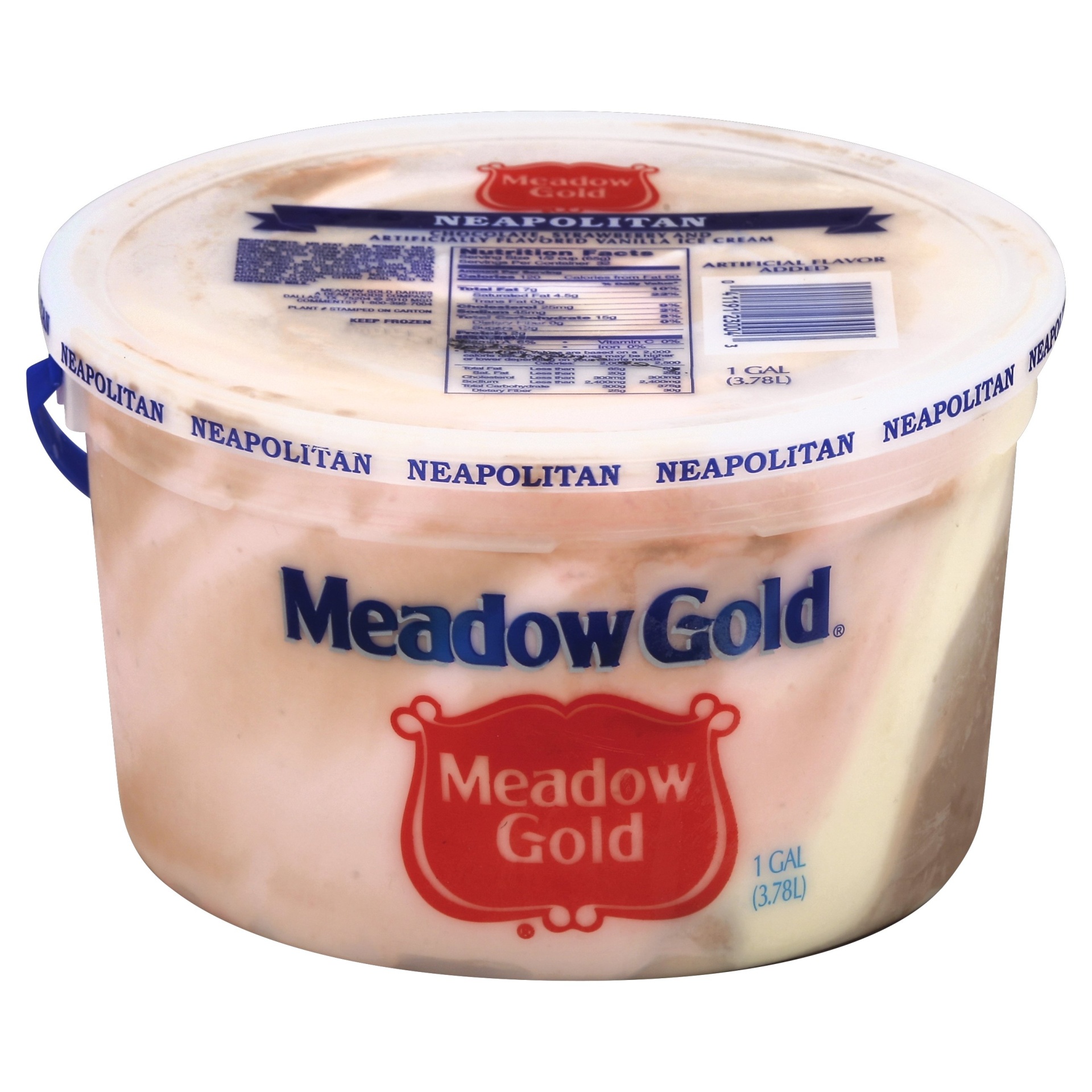 Meadow Gold Neapolitan Ice Cream 128 fl oz Shipt