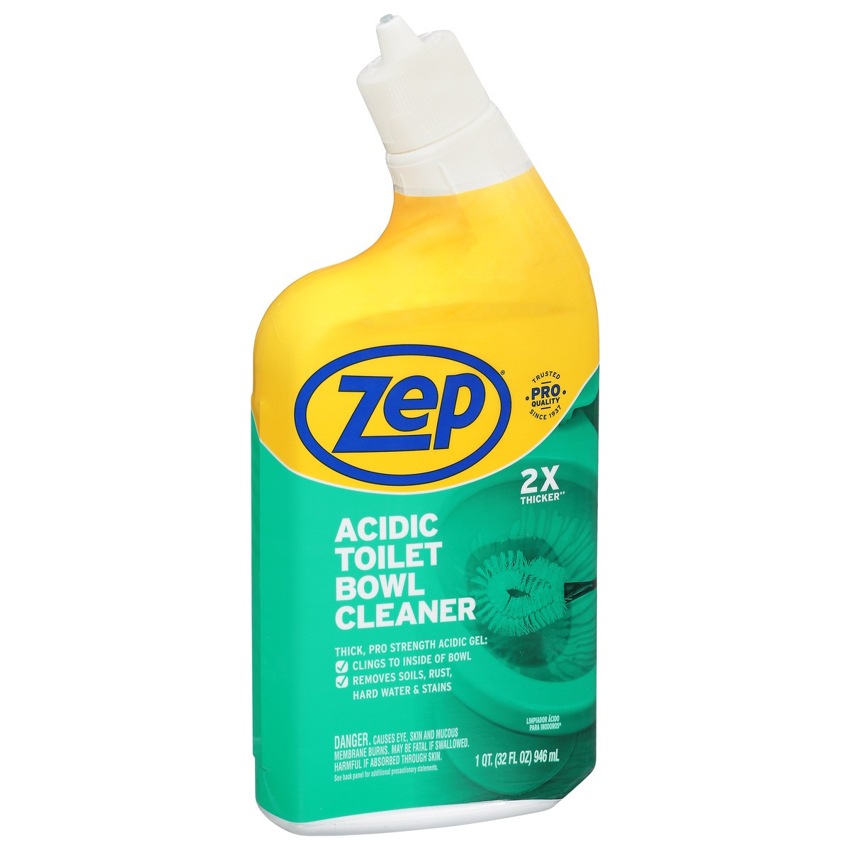 slide 4 of 9, Zep Acidic Toilet Bowl Cleaner, 32 oz