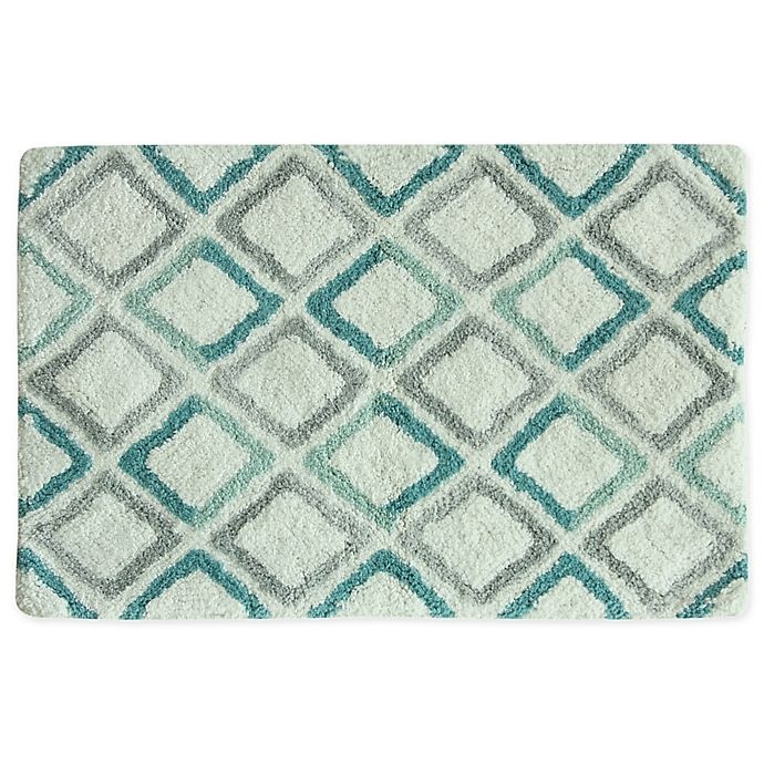 slide 1 of 1, Bacova Dante Bath Rug - Teal, 20 in x 30 in