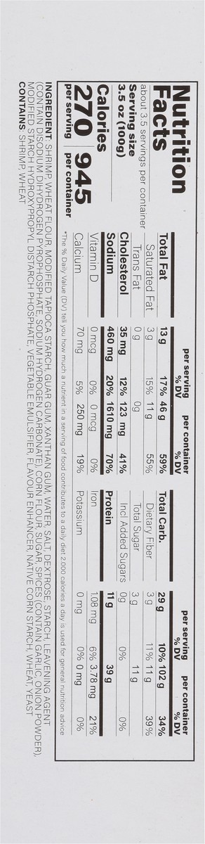 slide 8 of 16, Tastee Choice Jumbo Oven Crispy Popcorn Shrimp 12 oz, 12 oz