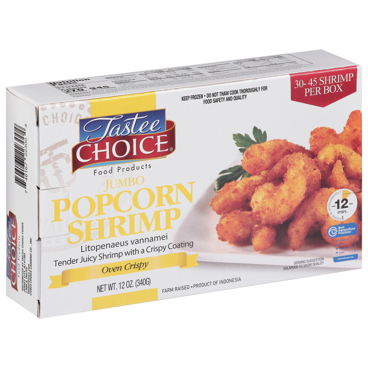 slide 6 of 16, Tastee Choice Jumbo Oven Crispy Popcorn Shrimp 12 oz, 12 oz