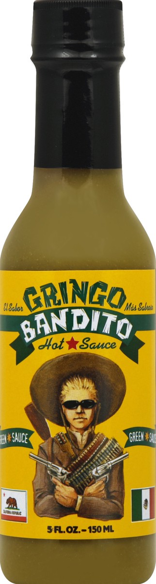 slide 2 of 2, Gringo Bandito Green Habanero Hot Sauce, 5 fl oz