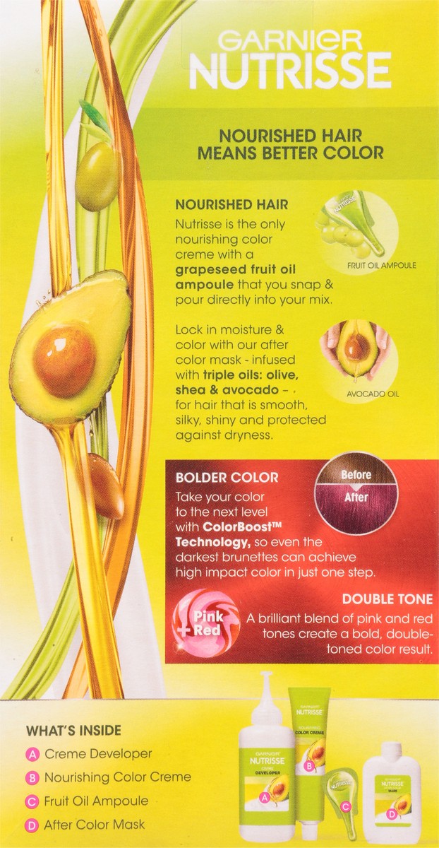 slide 6 of 11, Garnier Ultra Color Cherry Flamingo RP1 Nourishing Permanent Haircolor 1 ea, 1 ct