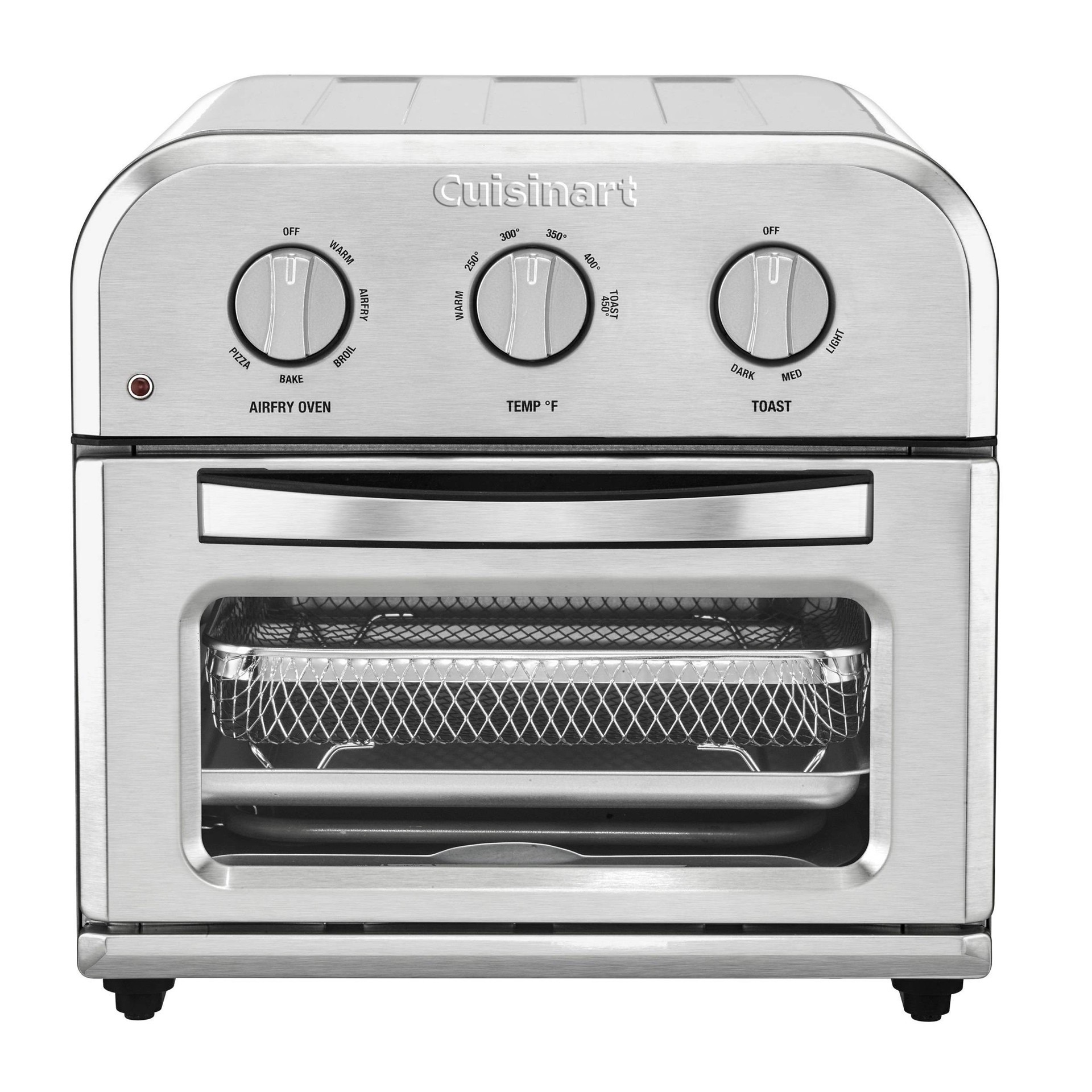 slide 1 of 4, Cuisinart Compact Airfry Toaster Oven - Stainless Steel, 1 ct