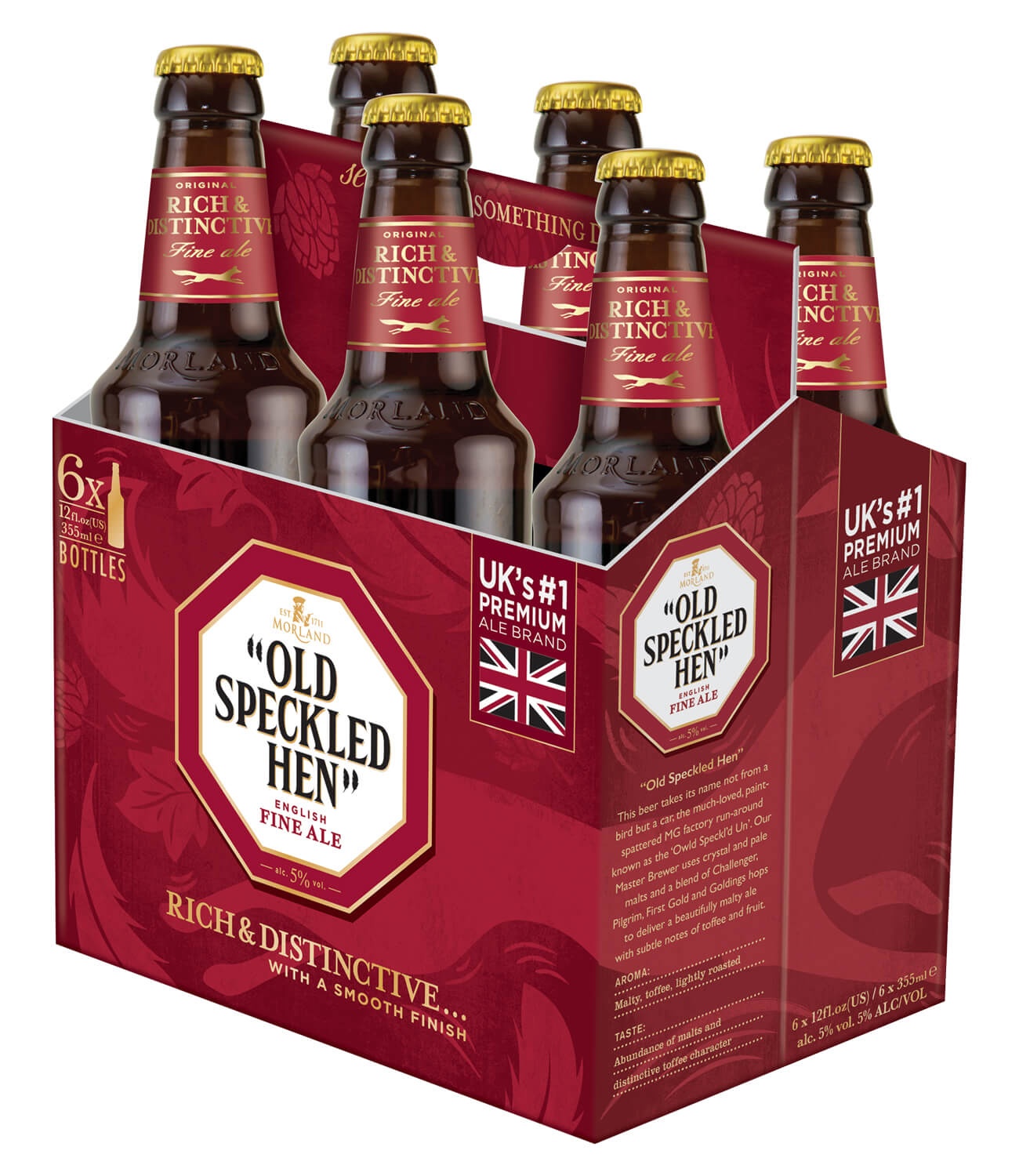 slide 1 of 1, Ale, English Fine, Old Speckled Hen, 6 pk; 12 oz
