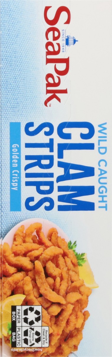 slide 2 of 12, SeaPak Clam Strips Snack Size, 8 oz