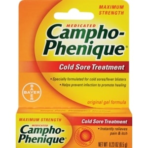 slide 1 of 1, Campho-Phenique Cold Sore Gel Original, 0.23 oz