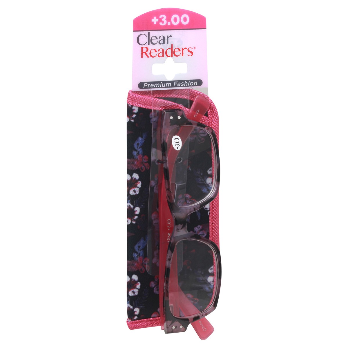 slide 2 of 9, Clear Readers Premium Fashion +3.00 Eyeglasses 1 ea Card, 1 ct