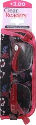 Clear Readers Premium Fashion +3.00 Eyeglasses 1 ea Card