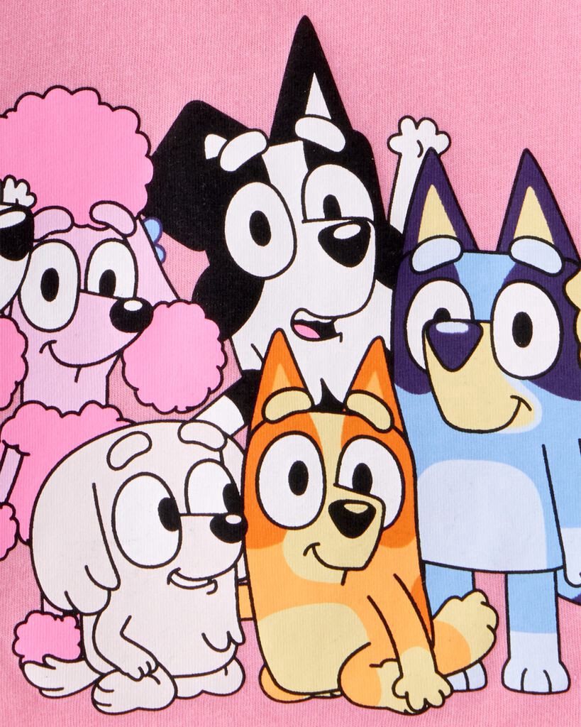 slide 2 of 2, Carter's Toddler Bluey Best Buddies Short-Sleeve Graphic Tee - Pink Pink 2T, 1 ct