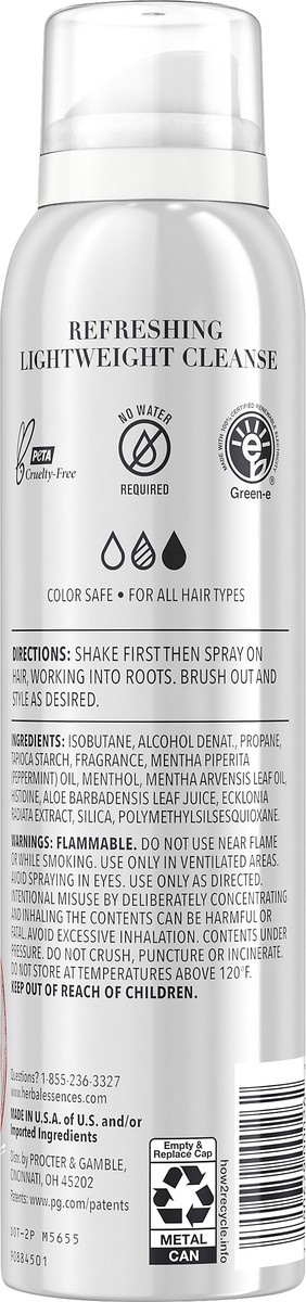 slide 3 of 7, Herbal Essences Bio:Renew Clean Volume White Grapefruit & Mint Dry Shampoo 140 gr, 140 g