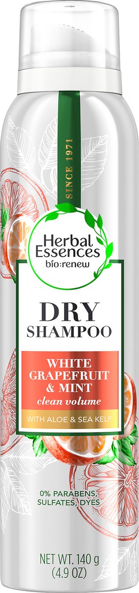 slide 4 of 7, Herbal Essences Bio:Renew Clean Volume White Grapefruit & Mint Dry Shampoo 140 gr, 140 g