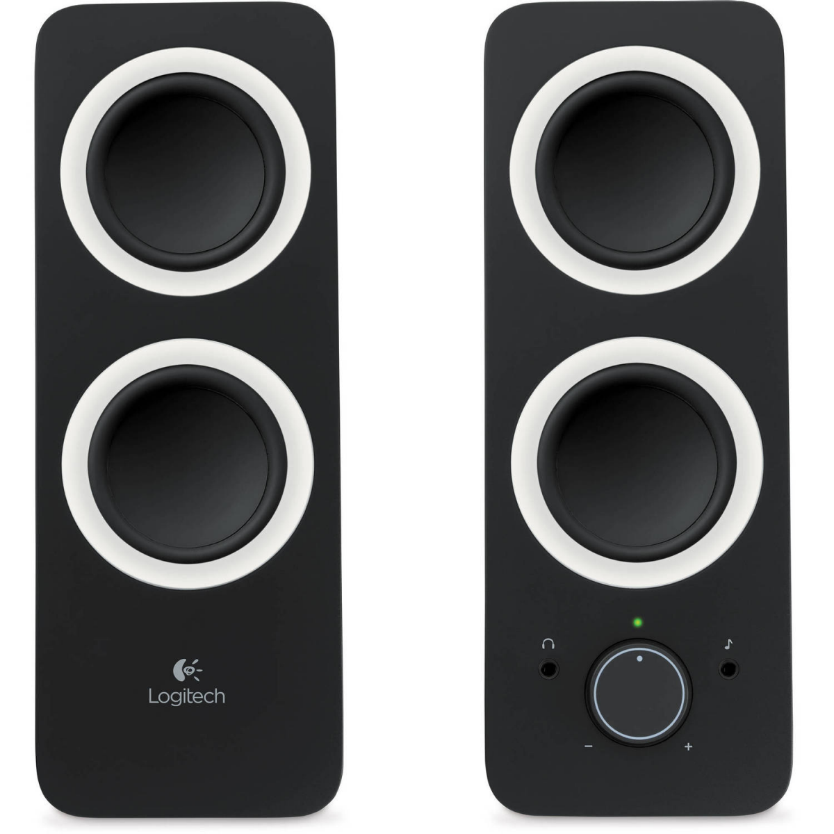 slide 1 of 7, Logitech z200 Multimedia Speakers, Midnight Black, 1 ct