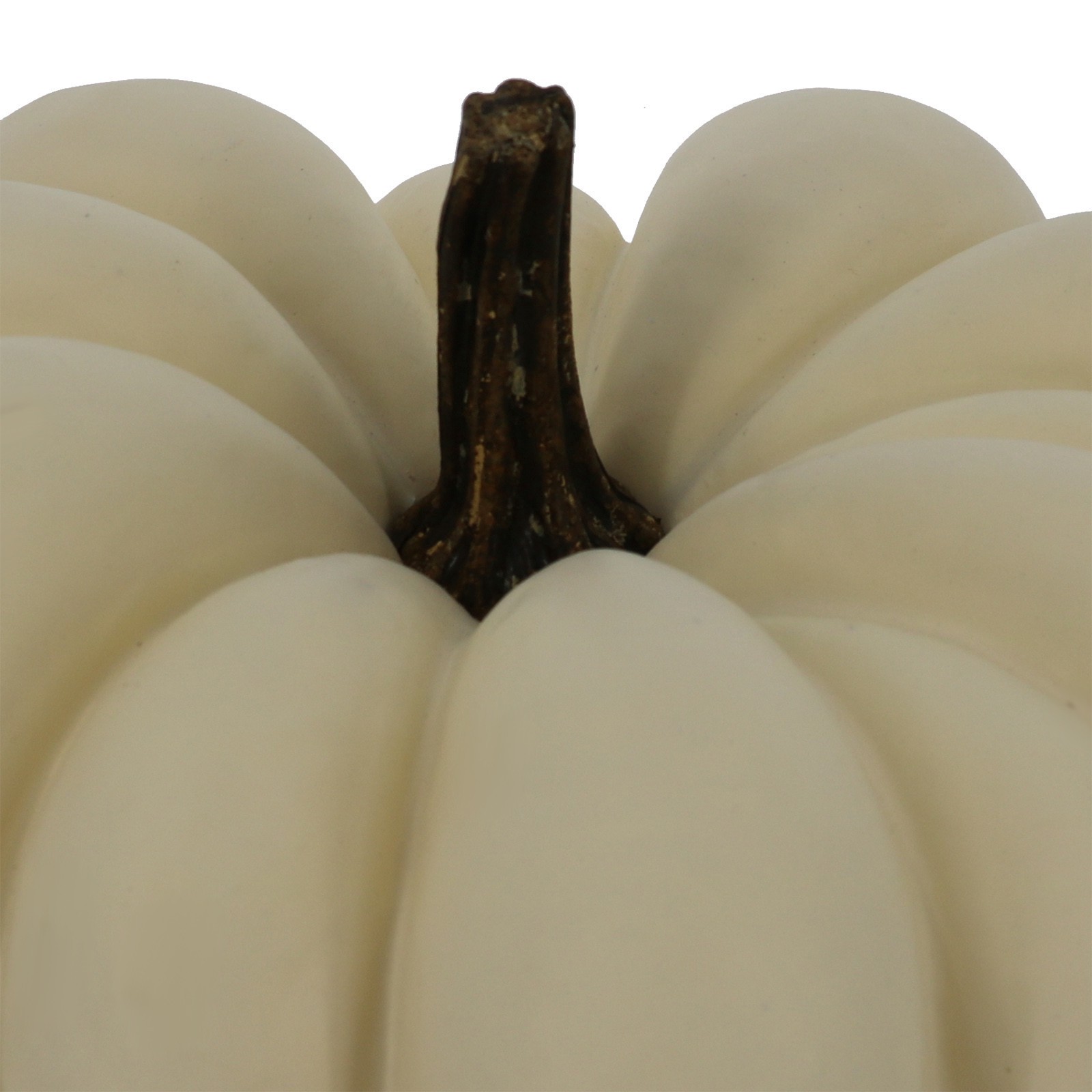 slide 2 of 2, 12" Flat Cream Decorative Pumpkin By Ashland, 12 in