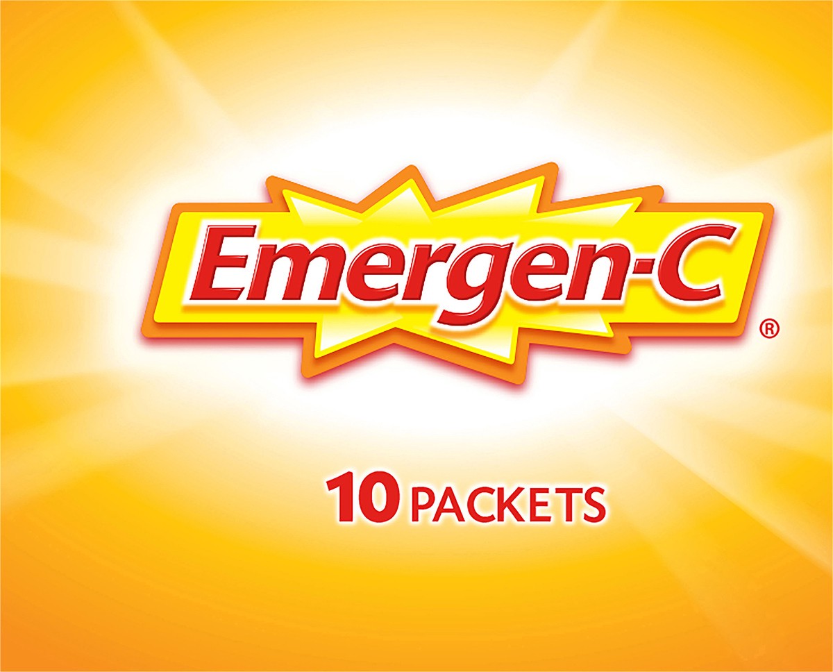 slide 7 of 12, Emergen-C Dietary Supplement in Raspberry Flavor, 10 ct; 0.33 oz