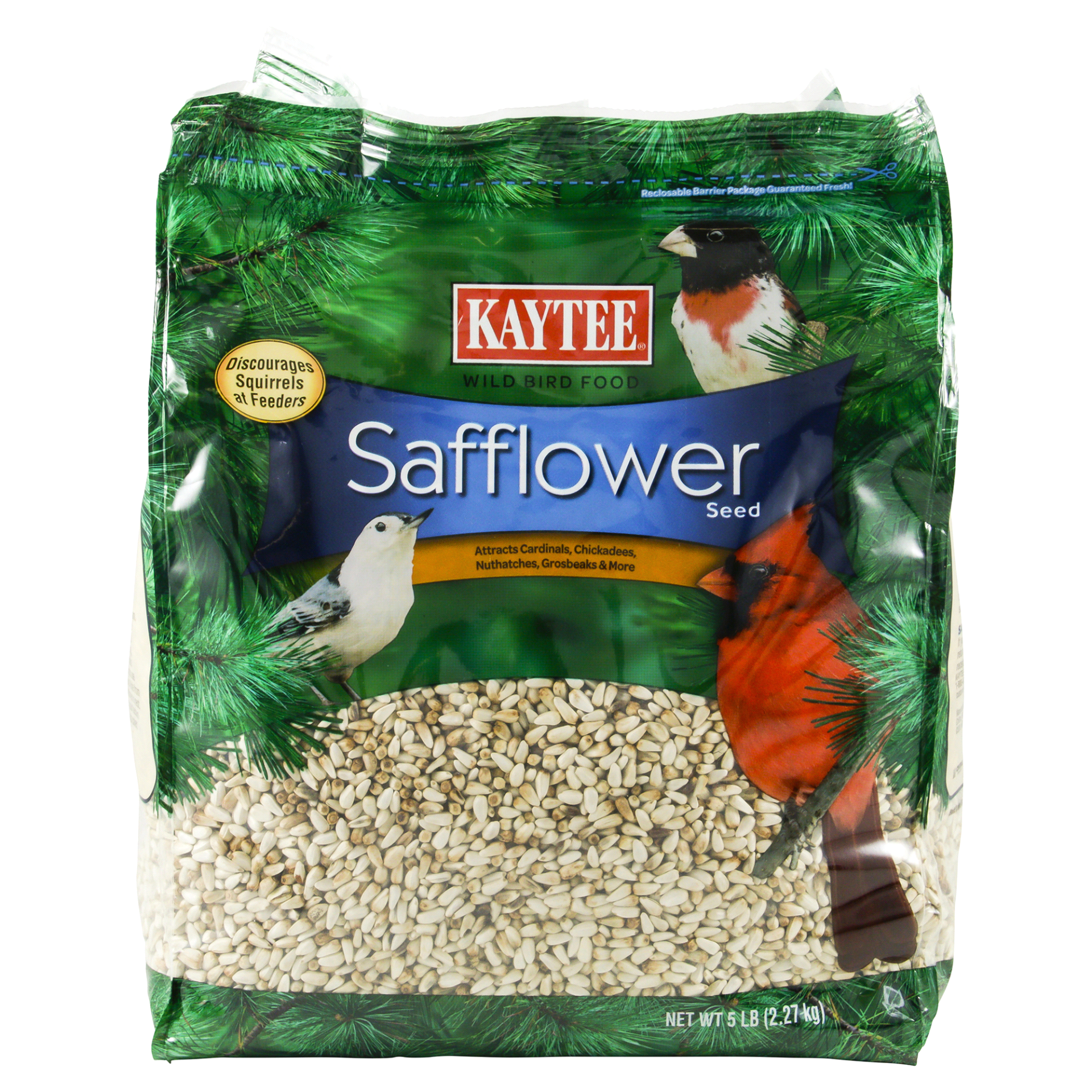 slide 1 of 4, Kaytee Safflower Seed Wild Bird Food, 5 lb