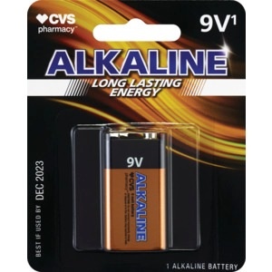 slide 1 of 1, CVS Pharmacy Alkaline Battery 9v, 1 ct