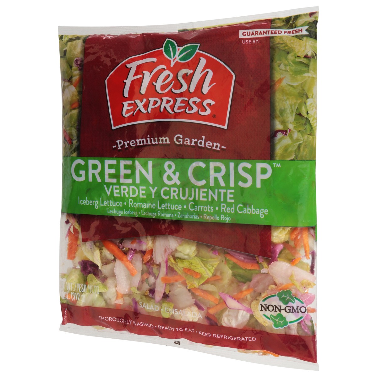 slide 3 of 9, Fresh Express Green And Crisp Salad, 11 oz