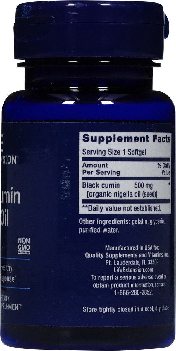 slide 4 of 14, Life Extension Black Cumin Seed Oil 60 Softgels, 60 ct