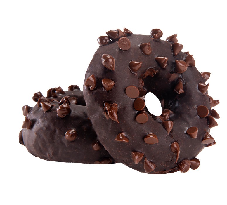slide 4 of 5, Katz Triple Chocolate Donuts, 