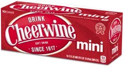 Cheerwine Mini Soft Drink 10 - 7.5 fl oz Cans