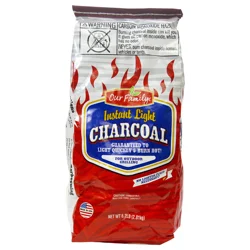 Our Family Instant Light Charcoal Briquets 6.2 lb