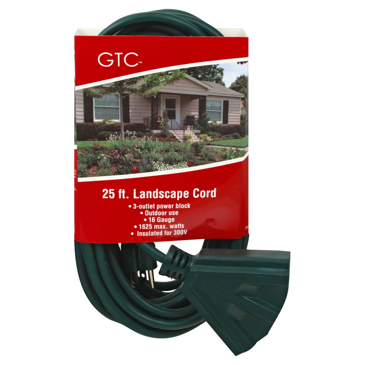 slide 1 of 1, GTC Landscape Cord 25 Foot, 1 ct